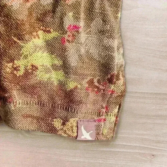 Eddie Bauer Classic Field Pro Short Sleeve Polo Shirt Mens 2XL Green Floral - Picture 3 of 8